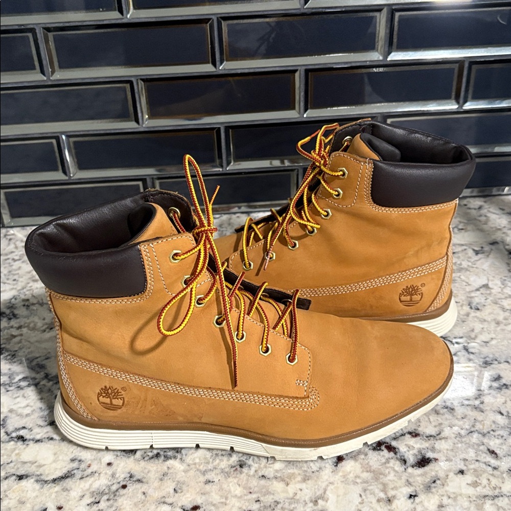 Timberland Women Tan Leather Boots